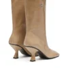 d-amber tube 75 D-Amber – Bottines à bout carré effet naplak