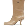 d-amber tube 75 D-Amber – Bottines à bout carré effet naplak