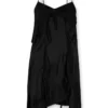 d-ancer Robe en satin à volants effilés