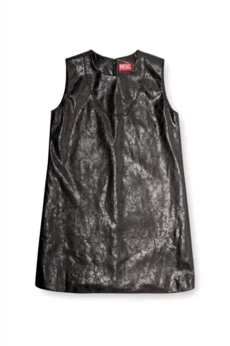 d-ares Mini-robe enduite avec Oval D en relief