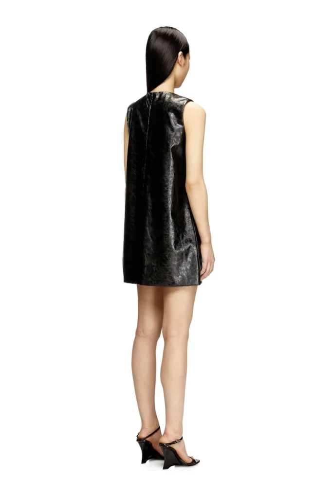 d-ares Mini-robe enduite avec Oval D en relief