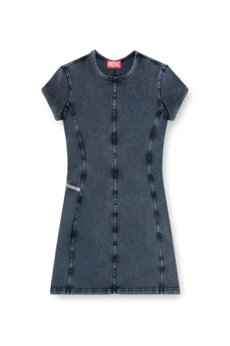 d-cupsleeves Mini-robe en jersey aspect denim