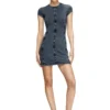 d-cupsleeves Mini-robe en jersey aspect denim