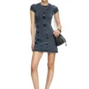 d-cupsleeves Mini-robe en jersey aspect denim