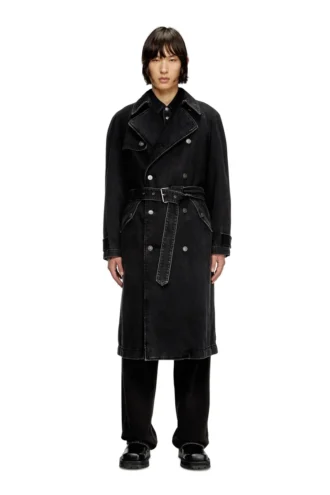 d-delirious-d Trench-coat en denim délavé