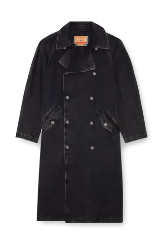 d-delirious-d Trench-coat en denim délavé