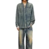 d-dewny-hood-s2 Surchemise en denim enduit marbré