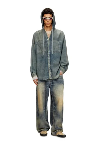 d-dewny-hood-s2 Surchemise en denim enduit marbré