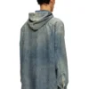 d-dewny-hood-s2 Surchemise en denim enduit marbré