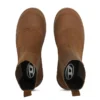 d-donald beatle Bottines Chelsea D-Donald en daim ciré et caoutchouc