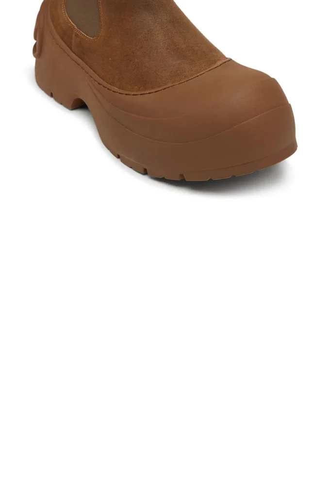 d-donald beatle Bottines Chelsea D-Donald en daim ciré et caoutchouc