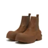 d-donald beatle Bottines Chelsea D-Donald en daim ciré et caoutchouc