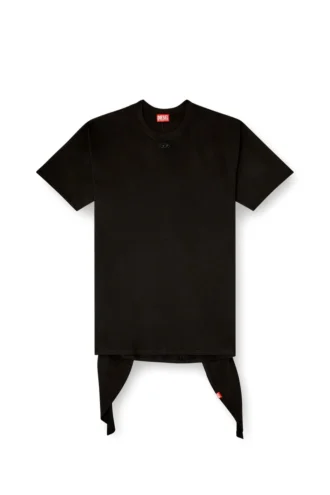 d-eivor Robe t-shirt avec nœud sur le devant