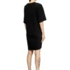d-eivor Robe t-shirt avec nœud sur le devant