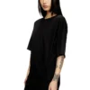 d-eivor Robe t-shirt avec nœud sur le devant