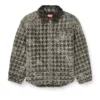 d-elmo-fsh Veste en denim à motif pied-de-poule