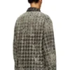 d-elmo-fsh Veste en denim à motif pied-de-poule
