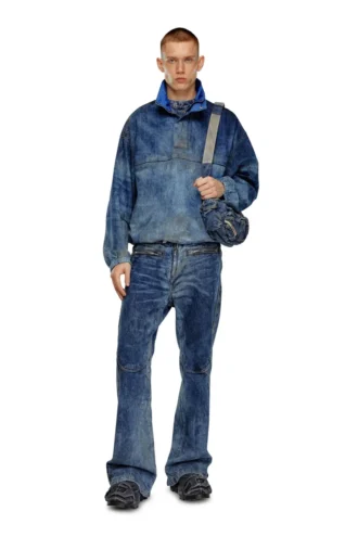 d-flow-fse Veste pull en denim effet sale