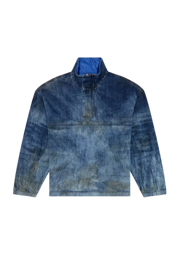 d-flow-fse Veste pull en denim effet sale