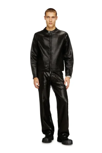d-glory jogg Veste moto en JoggJeans enduit brillant
