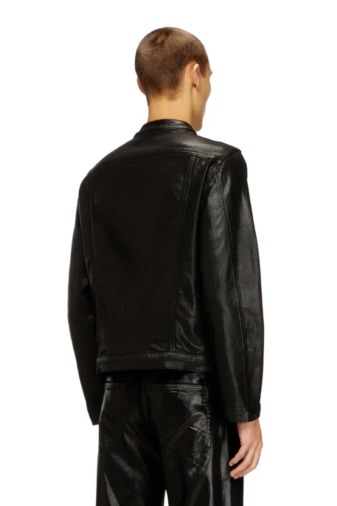 d-glory jogg Veste moto en JoggJeans enduit brillant