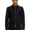 d-glory Veste moto en denim délavé