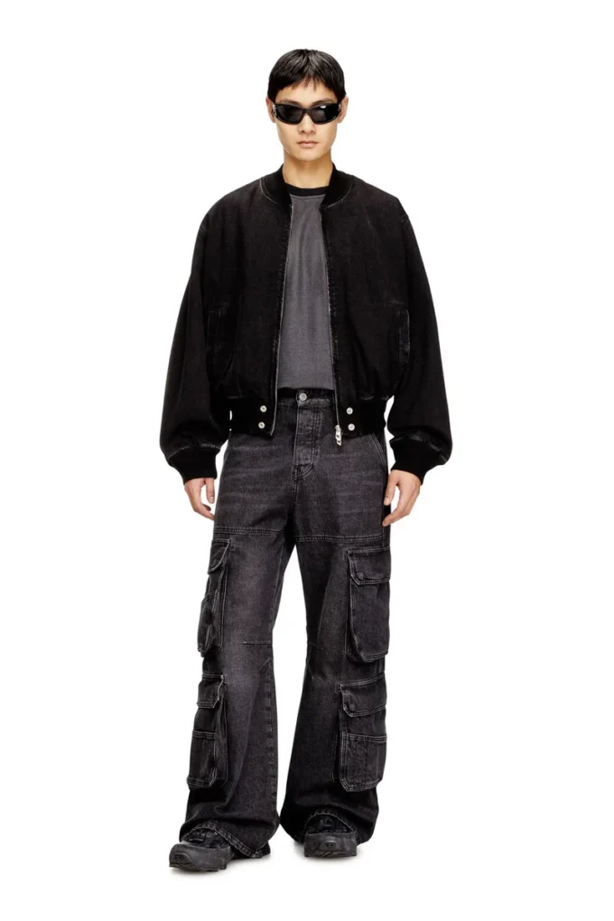 d-guz Blouson aviateur en denim