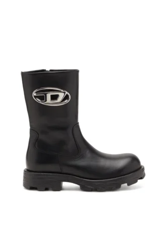 d-hammer bkr d w Bottes D-Hammer-Biker en cuir brillant