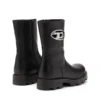 d-hammer bkr d w Bottes D-Hammer-Biker en cuir brillant
