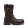 d-hammer bkr d w Bottes D-Hammer-Biker en daim craquelé vieilli