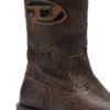 d-hammer bkr d w Bottes D-Hammer-Biker en daim craquelé vieilli