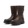 d-hammer bkr d w Bottes D-Hammer-Biker en daim craquelé vieilli