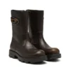 d-hammer bkr d w Bottines D-Hammer en cuir ajouré avec détails métalliques oxydés
