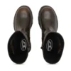d-hammer bkr d w Bottines D-Hammer en cuir ajouré avec détails métalliques oxydés