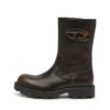 d-hammer bkr d w Bottines D-Hammer en cuir ajouré avec détails métalliques oxydés
