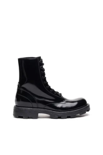 d-hammer bt Bottes D-Hammer-Combat en cuir brillant