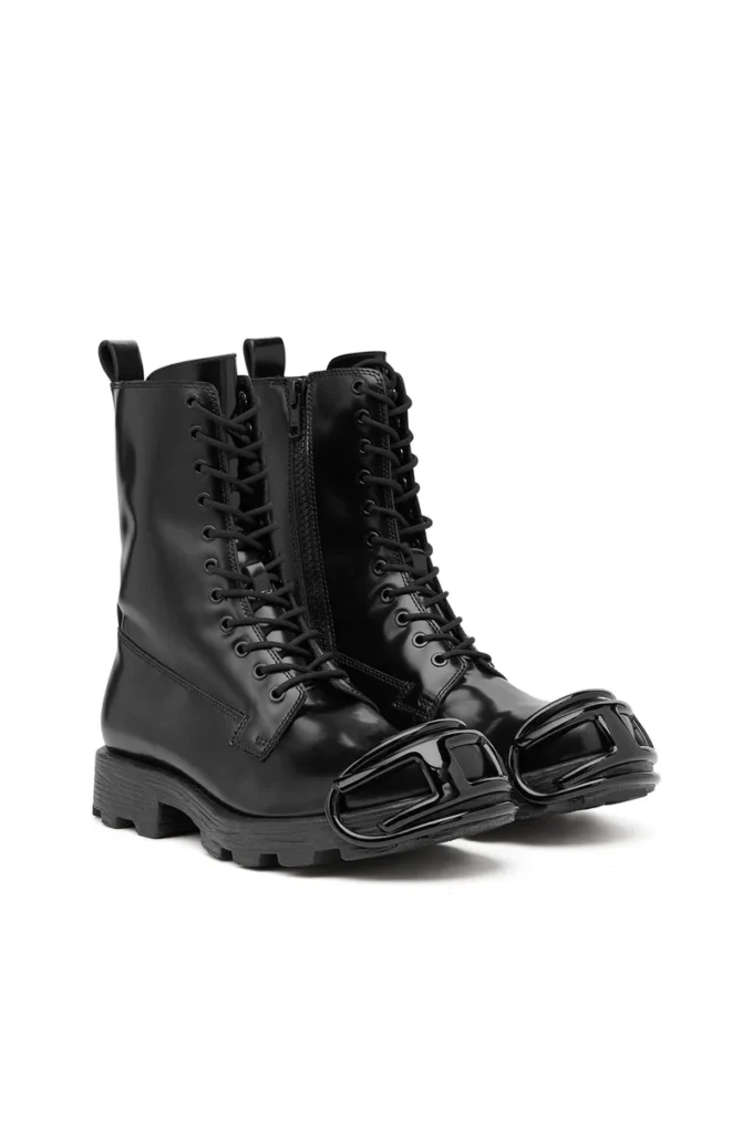 d-hammer bt d Bottes en cuir D-Hammer avec renfort ovale en D au niveau des orteils
