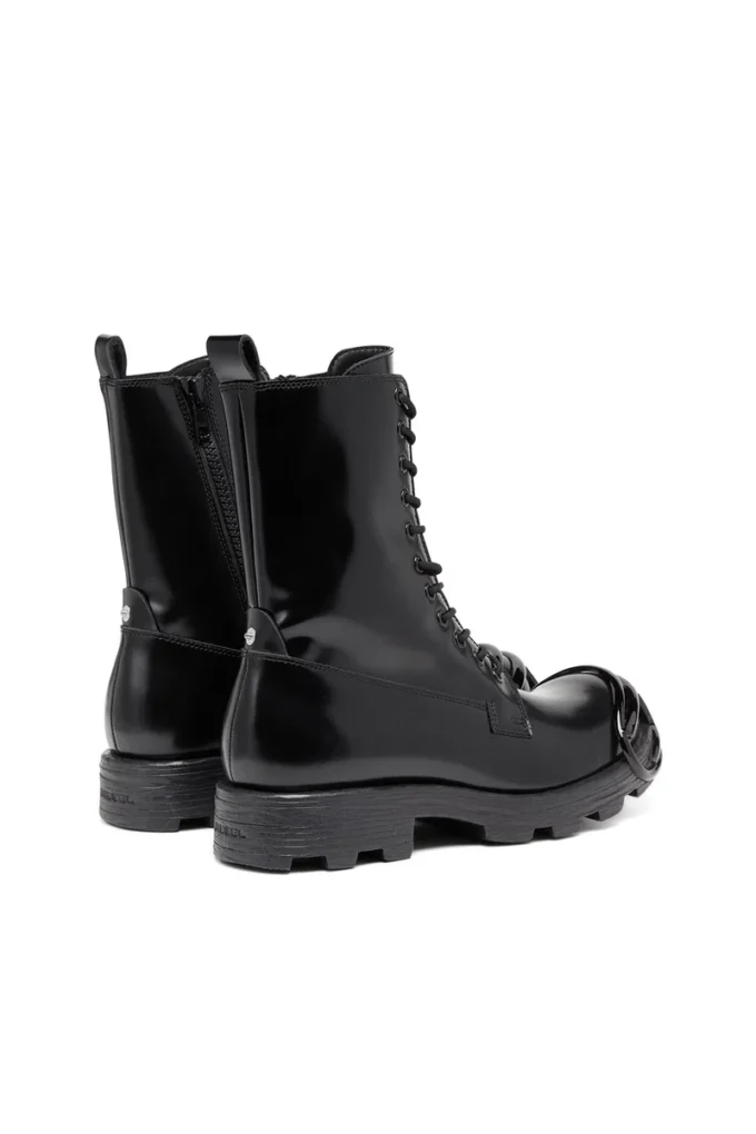 d-hammer bt d Bottes en cuir D-Hammer avec renfort ovale en D au niveau des orteils