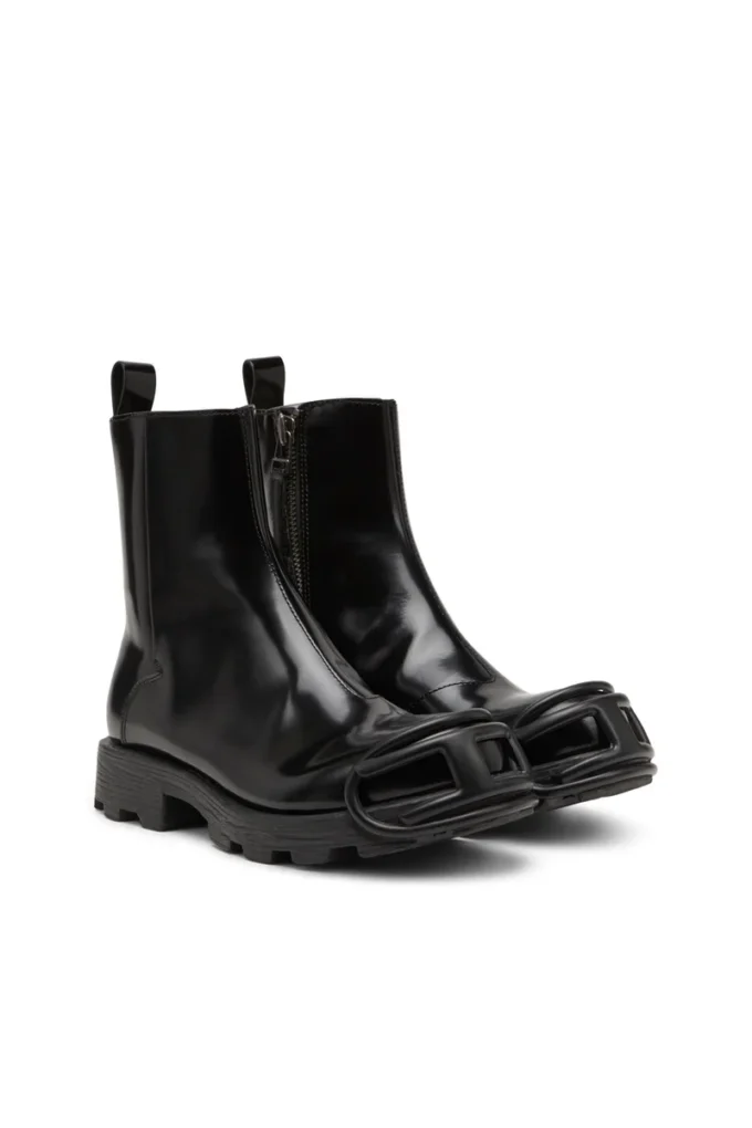 d-hammer bt zip d Bottines Chelsea D-Hammer-Leather avec embouts ovales en D