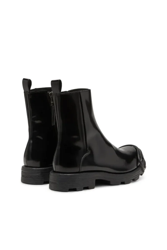 d-hammer bt zip d Bottines Chelsea D-Hammer-Leather avec embouts ovales en D