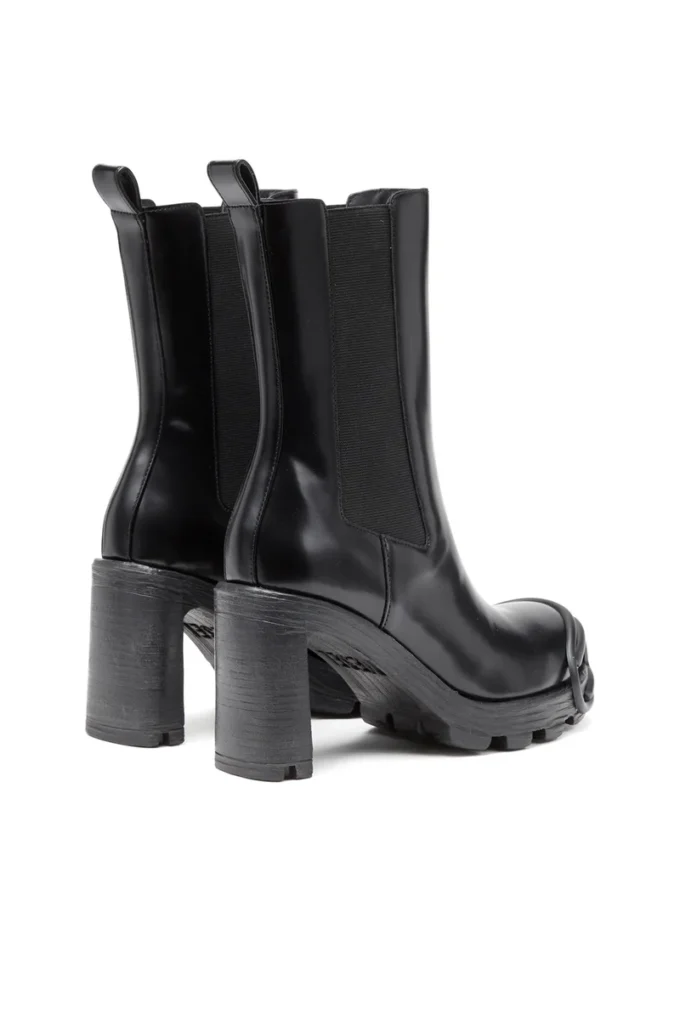 d-hammer ch d w Bottes à talons hauts D-Hammer avec plaque ovale en D