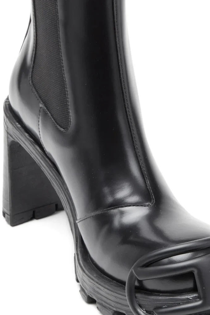 d-hammer ch d w Bottes à talons hauts D-Hammer avec plaque ovale en D