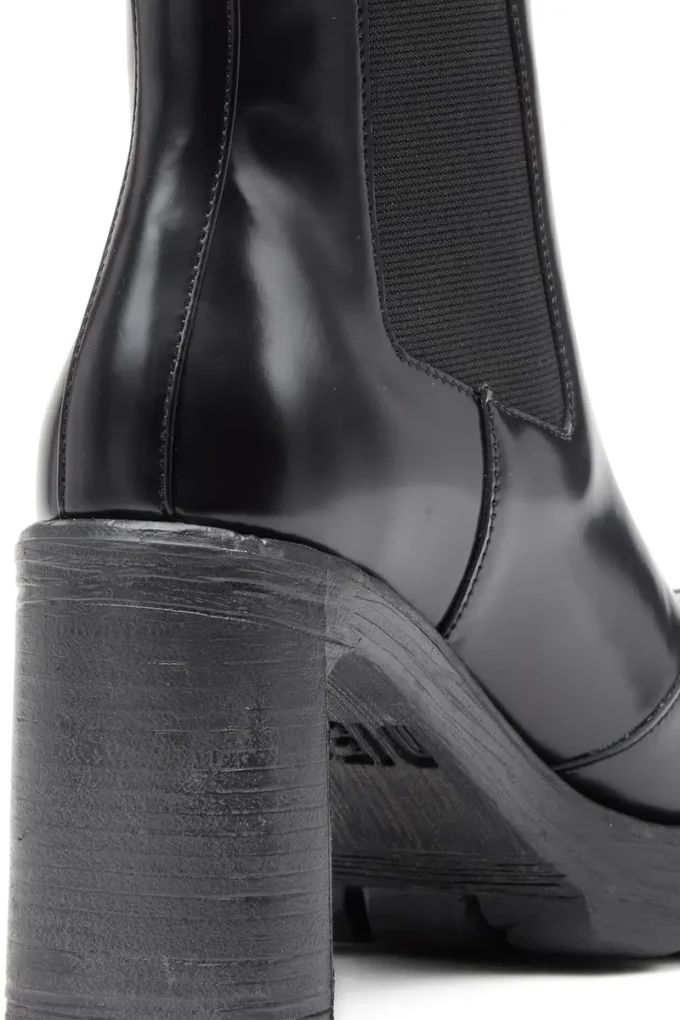 d-hammer ch d w Bottes à talons hauts D-Hammer avec plaque ovale en D