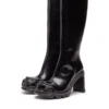 d-hammer d hb w D-Hammer – Bottes à talons hauts en cuir brossé