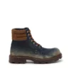 d-hammer lace up w Bottines D-Hammer en denim et daim