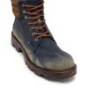 d-hammer lace up Bottines D-Hammer-Combat en denim et daim