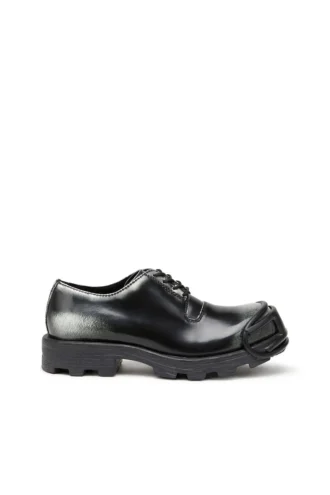 d-hammer so d Chaussures Derby D-Hammer en cuir brillant bicolore