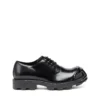 d-hammer so d D-Hammer – Chaussures à lacets en cuir avec bout ovale en D