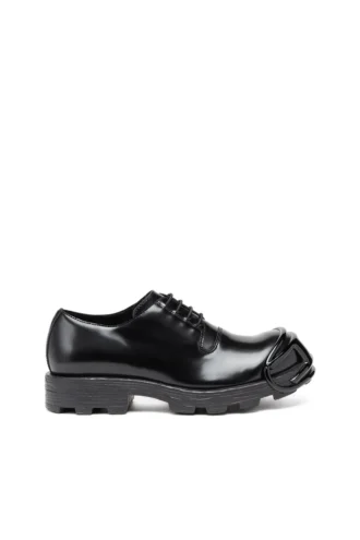 d-hammer so d D-Hammer – Chaussures à lacets en cuir avec bout ovale en D