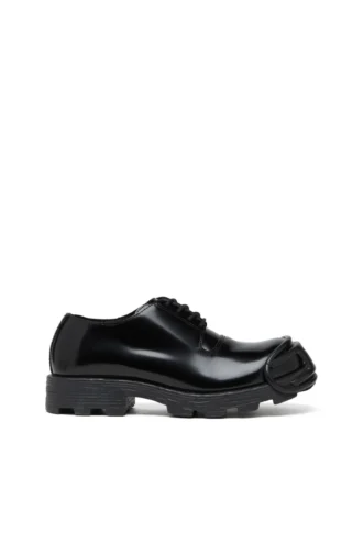 d-hammer so d D-Hammer – Chaussures à lacets en cuir avec bout ovale en D